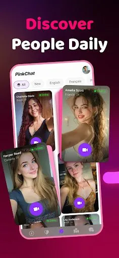 PinkChat discover people